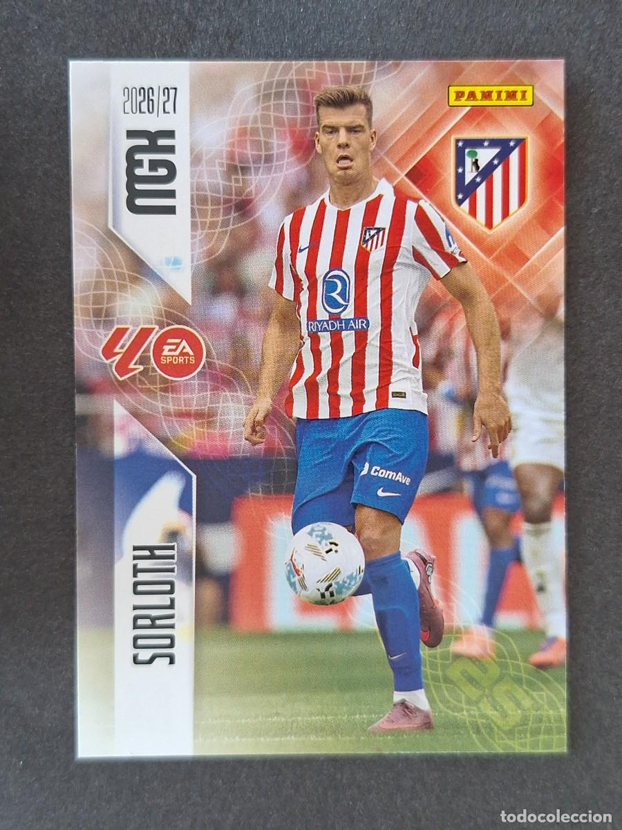 Cromos de f&uacute;tbol: L1 SORLOTH ATETICO DE MADRID 72 PANINI MEGACRACKS 2026 2027 26 27