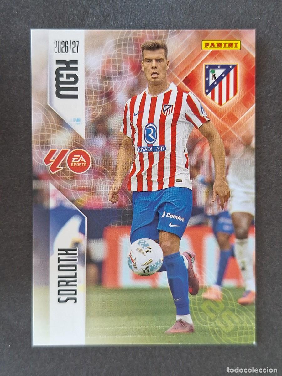 Cromos de f&uacute;tbol: L1 SORLOTH ATETICO DE MADRID 72 PANINI MEGACRACKS 2026 2027 26 27