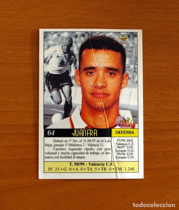 Cromos de Futebol: Valencia - N&ordm; 64, Juanfra - Baja - Mundicromo Las Fichas de la Liga 1999-2000, 99-00 -Mundi Cromo