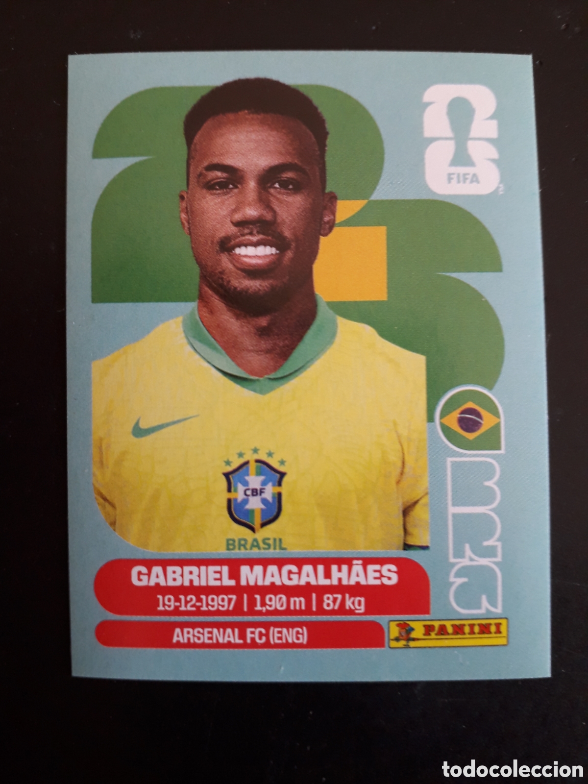 Cromos de Futebol: GABRIEL MAGALH&Atilde;ES BRASIL BRA 6 MUNDIAL F&Uacute;TBOL 2026 FIFA WORLD CUP PANINI SIN PEGAR PEDIDO M&Iacute;NIMO 3&euro;.