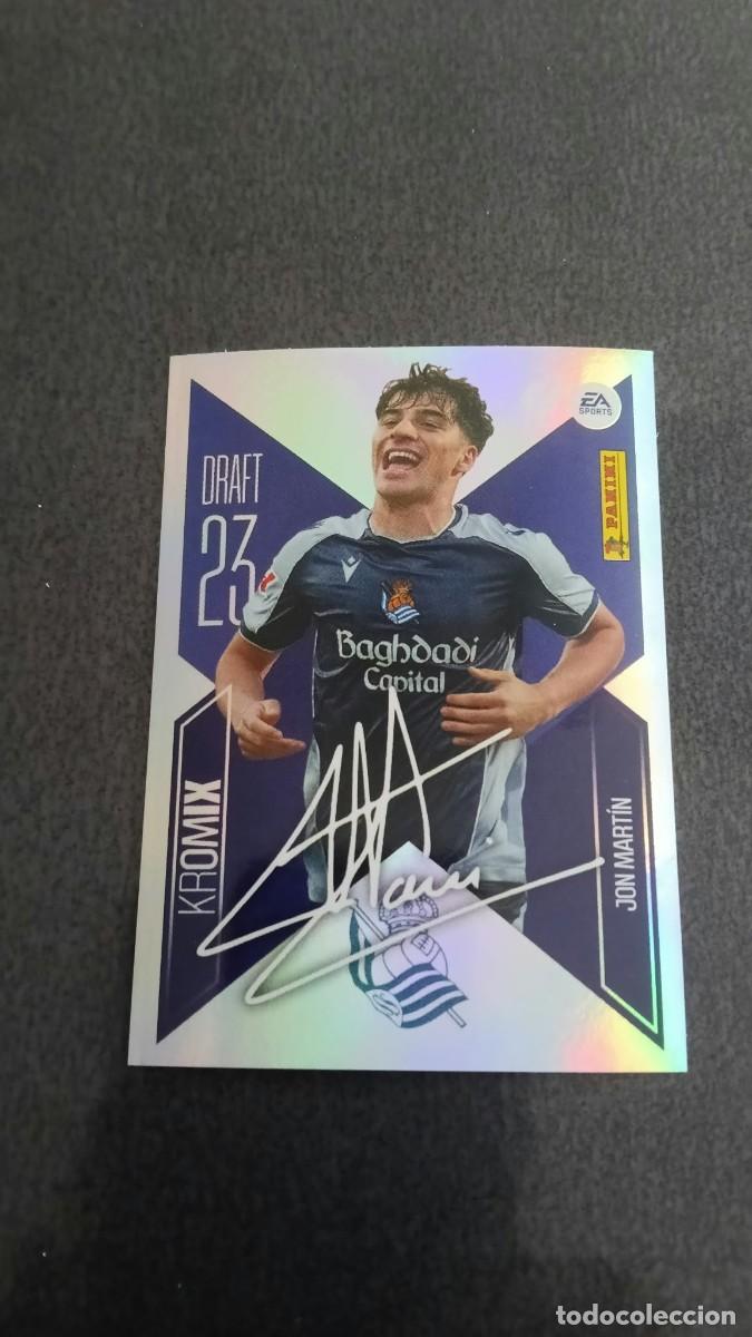 Cromos de Futebol: Jon Martin Kromix Draft 13 Real Sociedad Ediciones Liga este 26 27 2026/2027