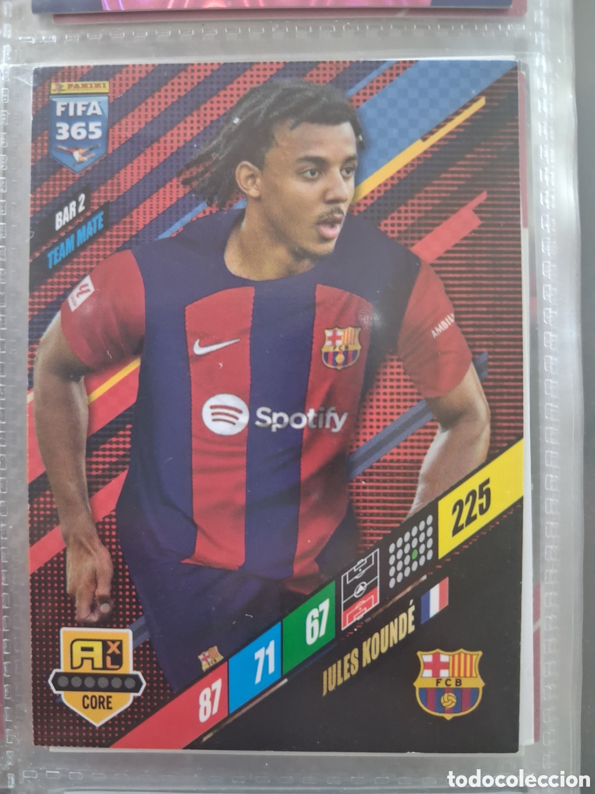 Cromos de f&uacute;tbol: C3348. BAR 2 KOUNDE BARCELONA FIFA 365 2023 2024 23 24 ADRENALYN CROMOS CARDS BAR2