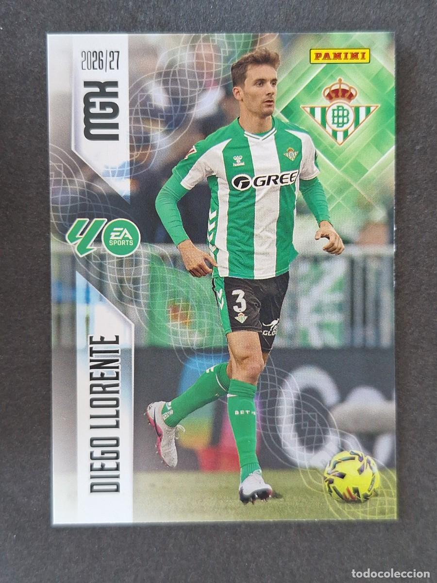 Cromos de f&uacute;tbol: L1 DIEGO LLORENTE REAL BETIS BALOMPIE 96 PANINI MEGACRACKS 2026 2027 26 27