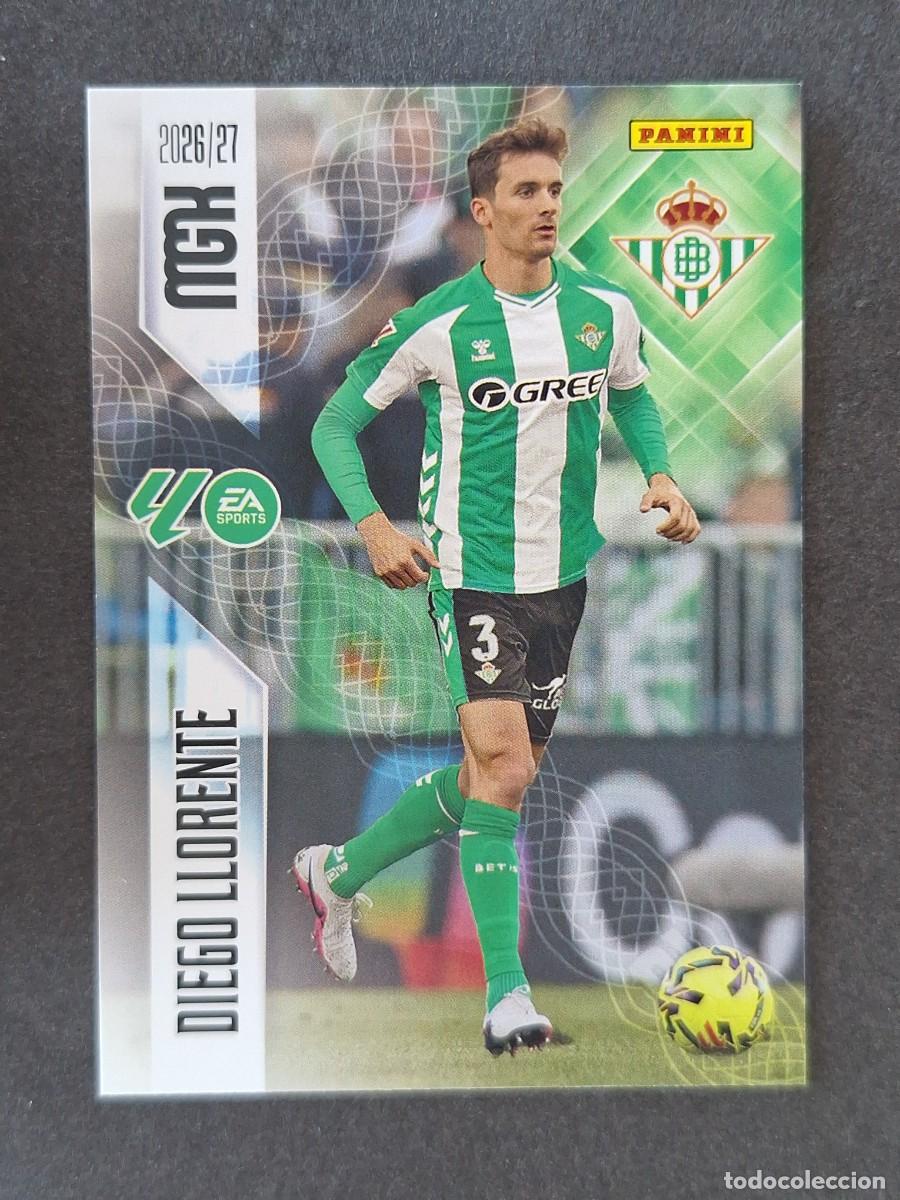 Cromos de f&uacute;tbol: L1 DIEGO LLORENTE REAL BETIS BALOMPIE 96 PANINI MEGACRACKS 2026 2027 26 27