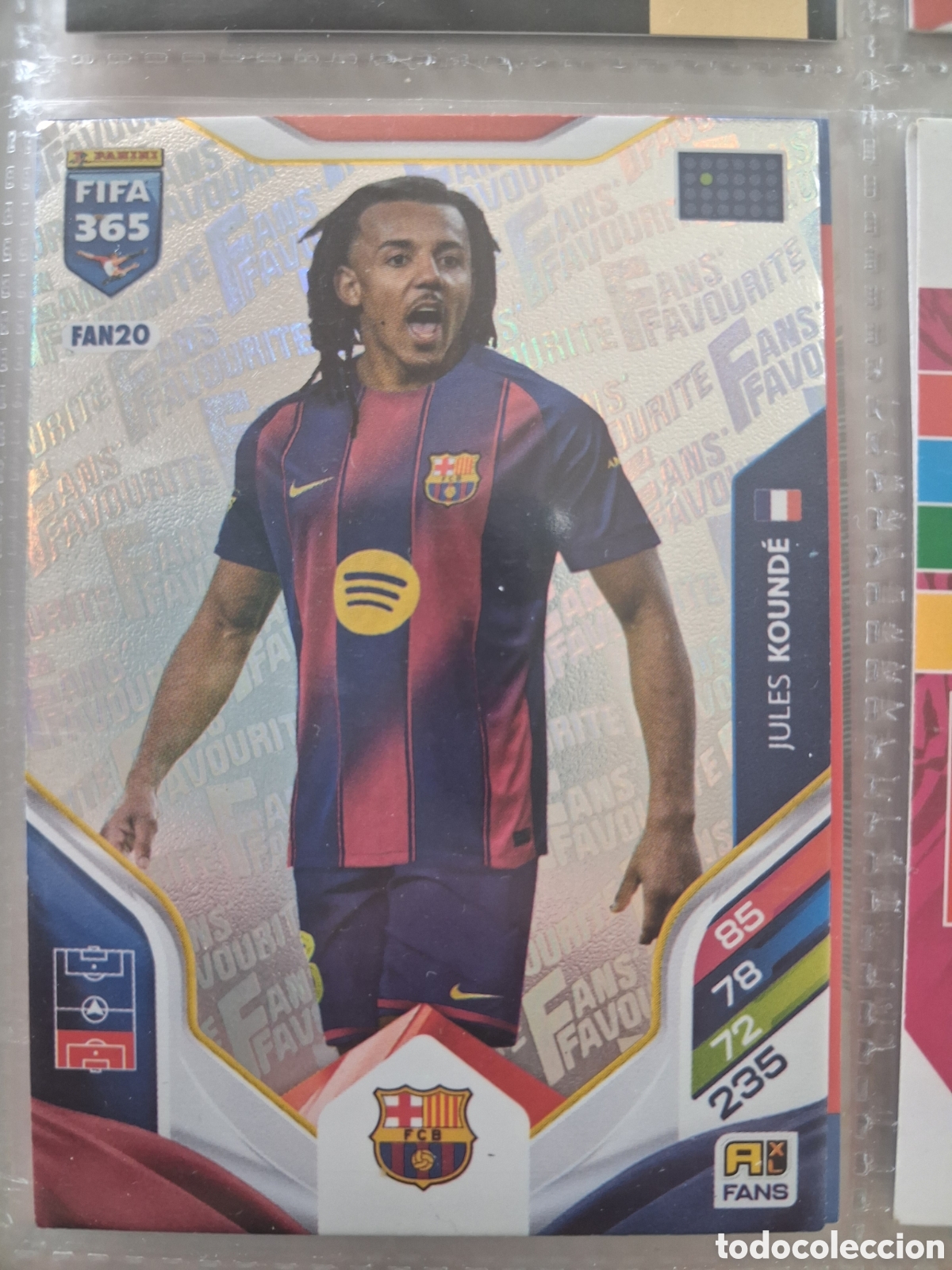 Cromos de f&uacute;tbol: 20 FANS FAVOURITES KOUNDE FC BARCELONA FRANCIA ⚽ PANINI &reg; FIFA 365 ADRENALYN 2025 2026 25 26 NUEVO