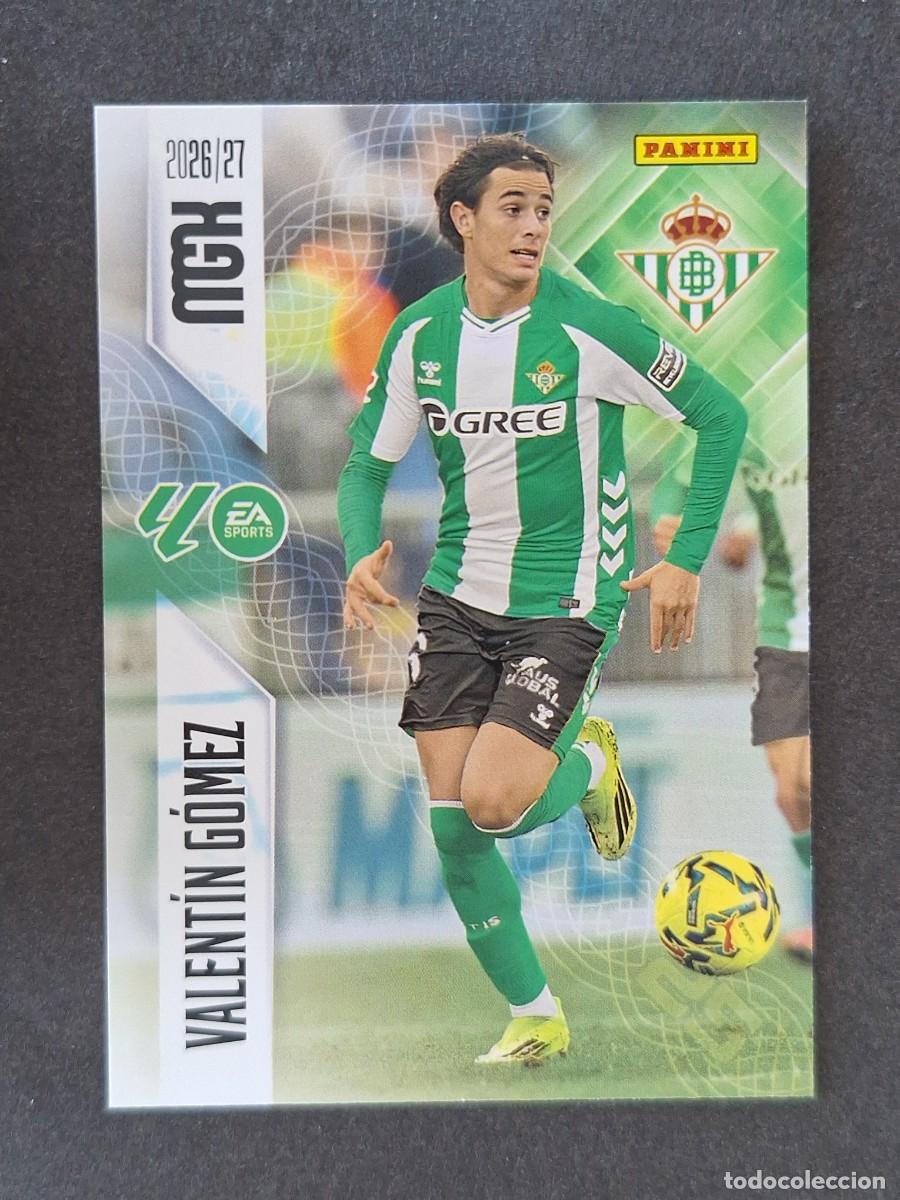 Cartes &agrave; collectionner de Football: L1 VALENTIN GOMEZ REAL BETIS BALOMPIE 98 PANINI MEGACRACKS 2026 2027 26 27