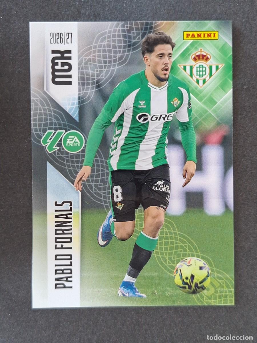 Cromos de f&uacute;tbol: L1 PABLO FORNALS REAL BETIS BALOMPIE 102 PANINI MEGACRACKS 2026 2027 26 27