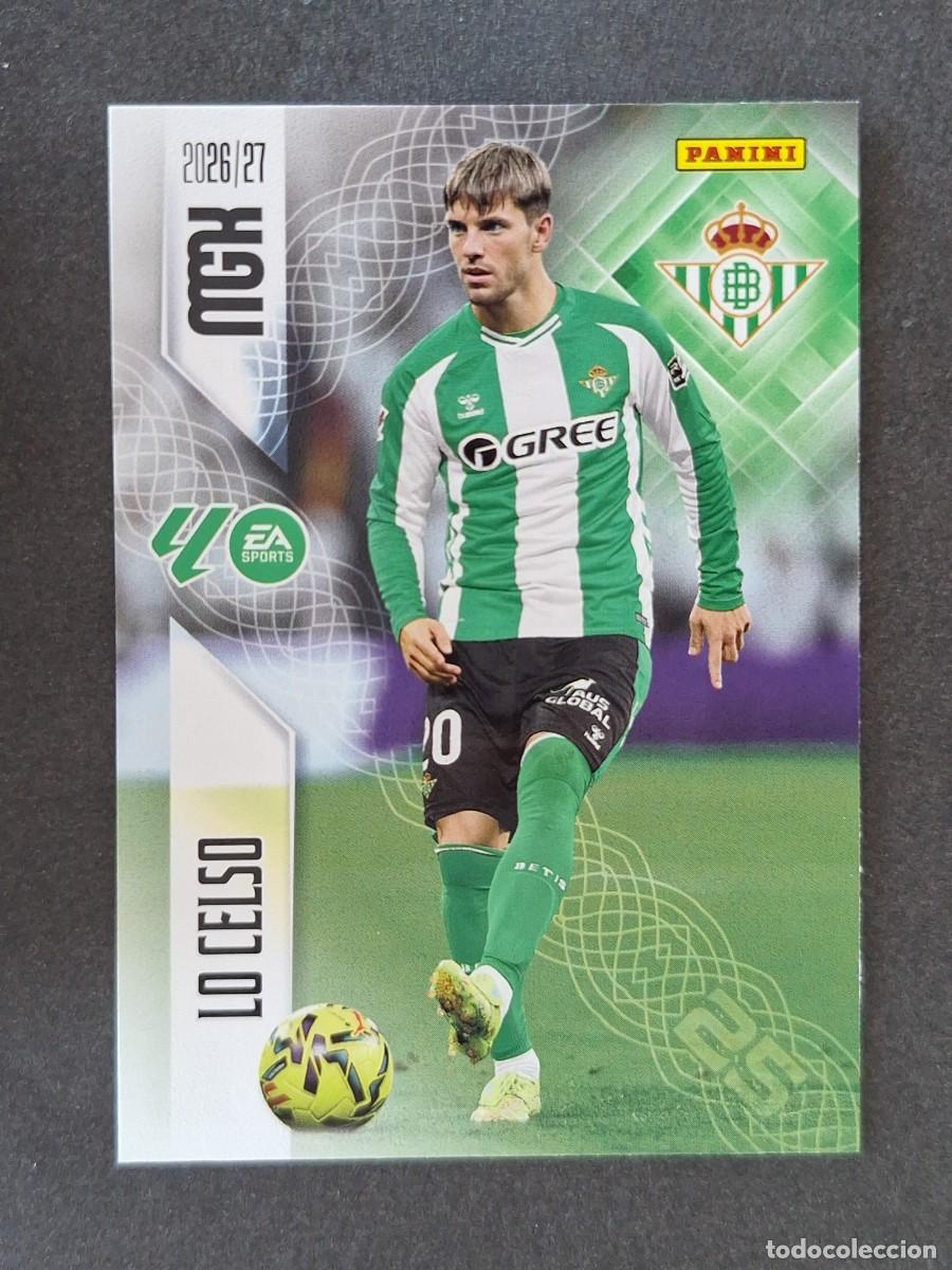 Cromos de f&uacute;tbol: L1 LO CELSO REAL BETIS BALOMPIE 103 PANINI MEGACRACKS 2026 2027 26 27