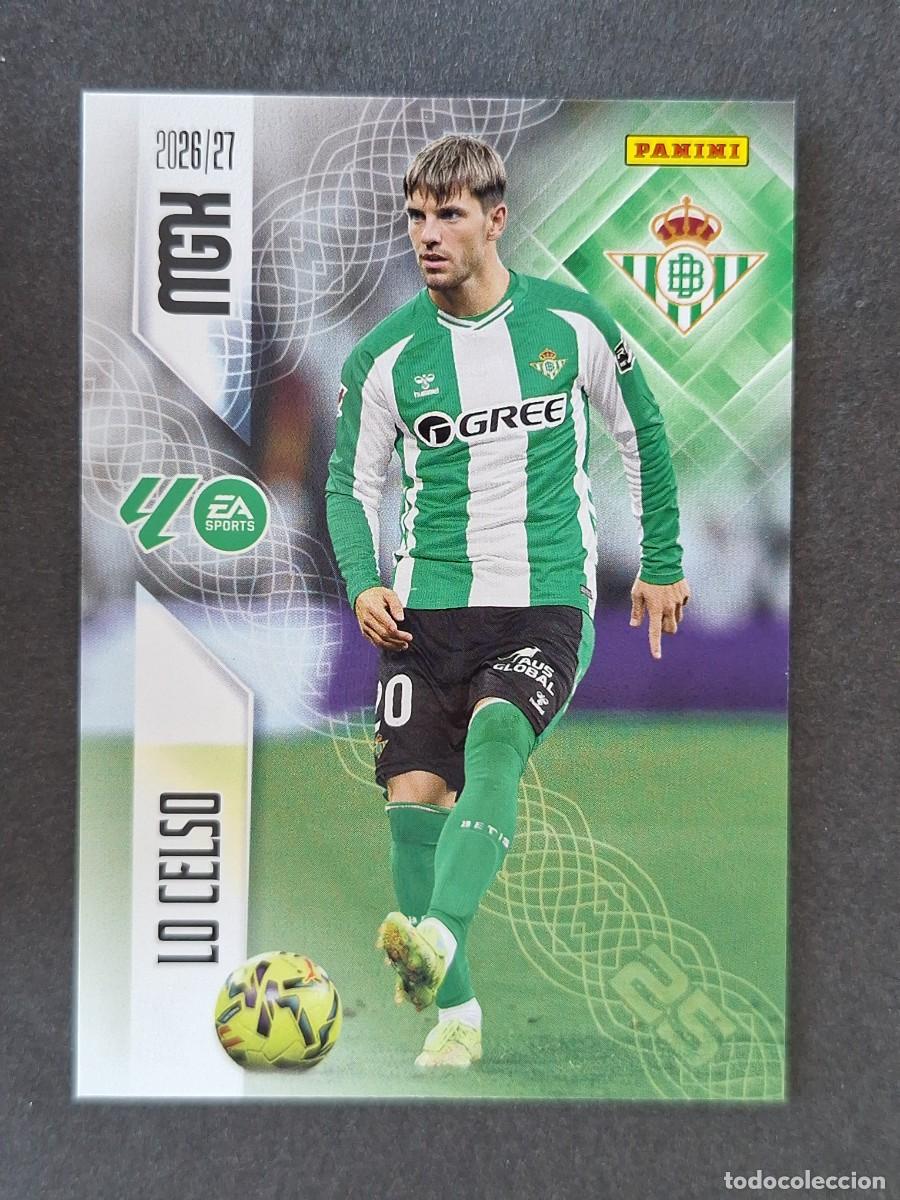 Cromos de f&uacute;tbol: L1 LO CELSO REAL BETIS BALOMPIE 103 PANINI MEGACRACKS 2026 2027 26 27