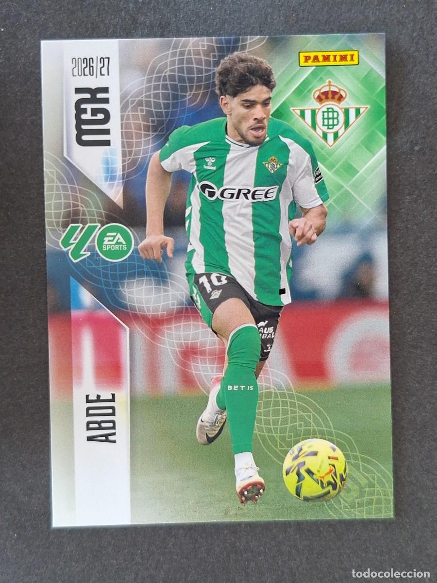 Cromos de f&uacute;tbol: L1 ABDE REAL BETIS BALOMPIE 108 PANINI MEGACRACKS 2026 2027 26 27