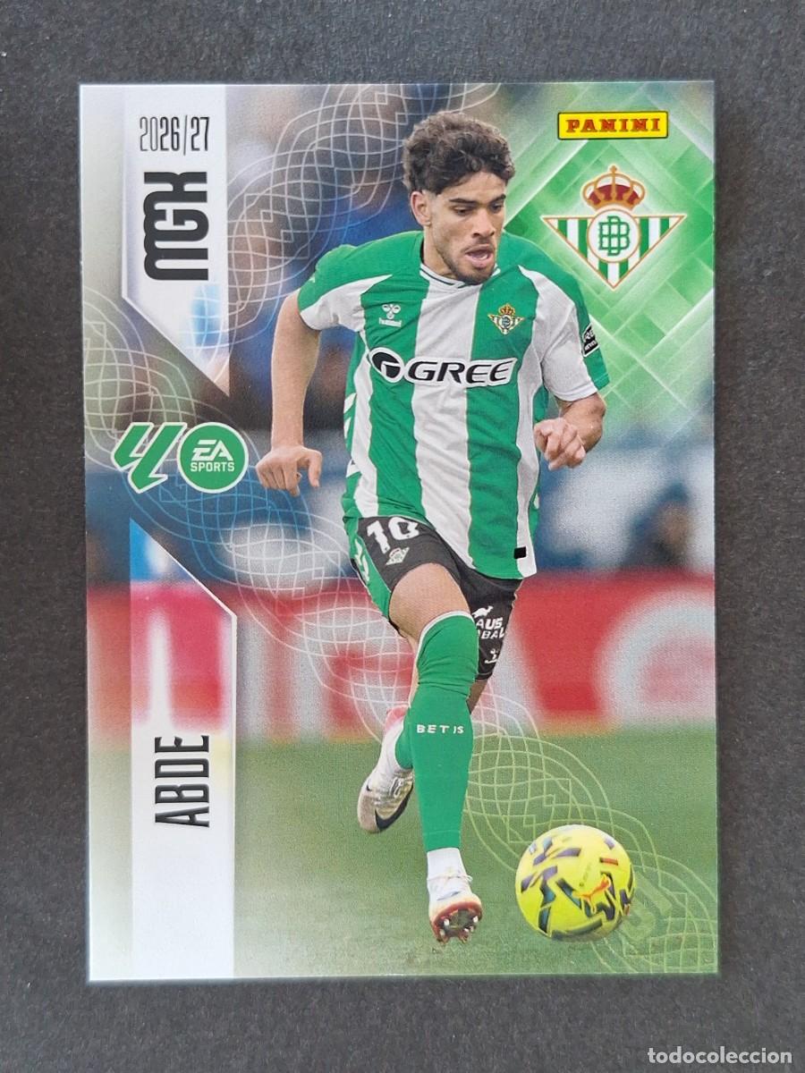 Cromos de f&uacute;tbol: L1 ABDE REAL BETIS BALOMPIE 108 PANINI MEGACRACKS 2026 2027 26 27