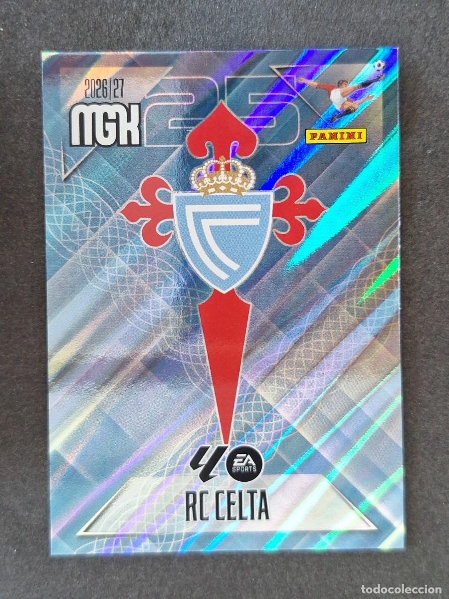 Cromos de f&uacute;tbol: L1 ESCUDO CELTA DE VIGO 109 PANINI MEGACRACKS 2026 2027 26 27