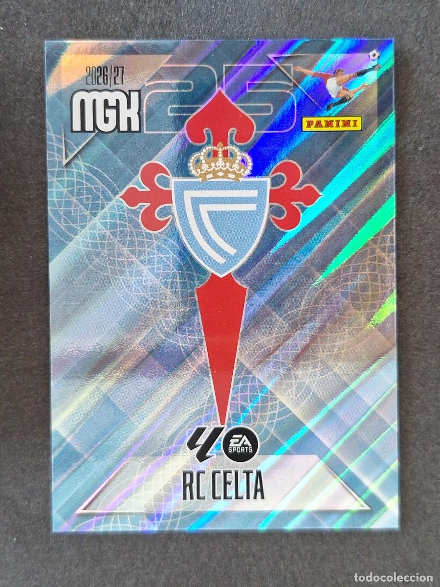 Cromos de f&uacute;tbol: L1 ESCUDO CELTA DE VIGO 109 PANINI MEGACRACKS 2026 2027 26 27