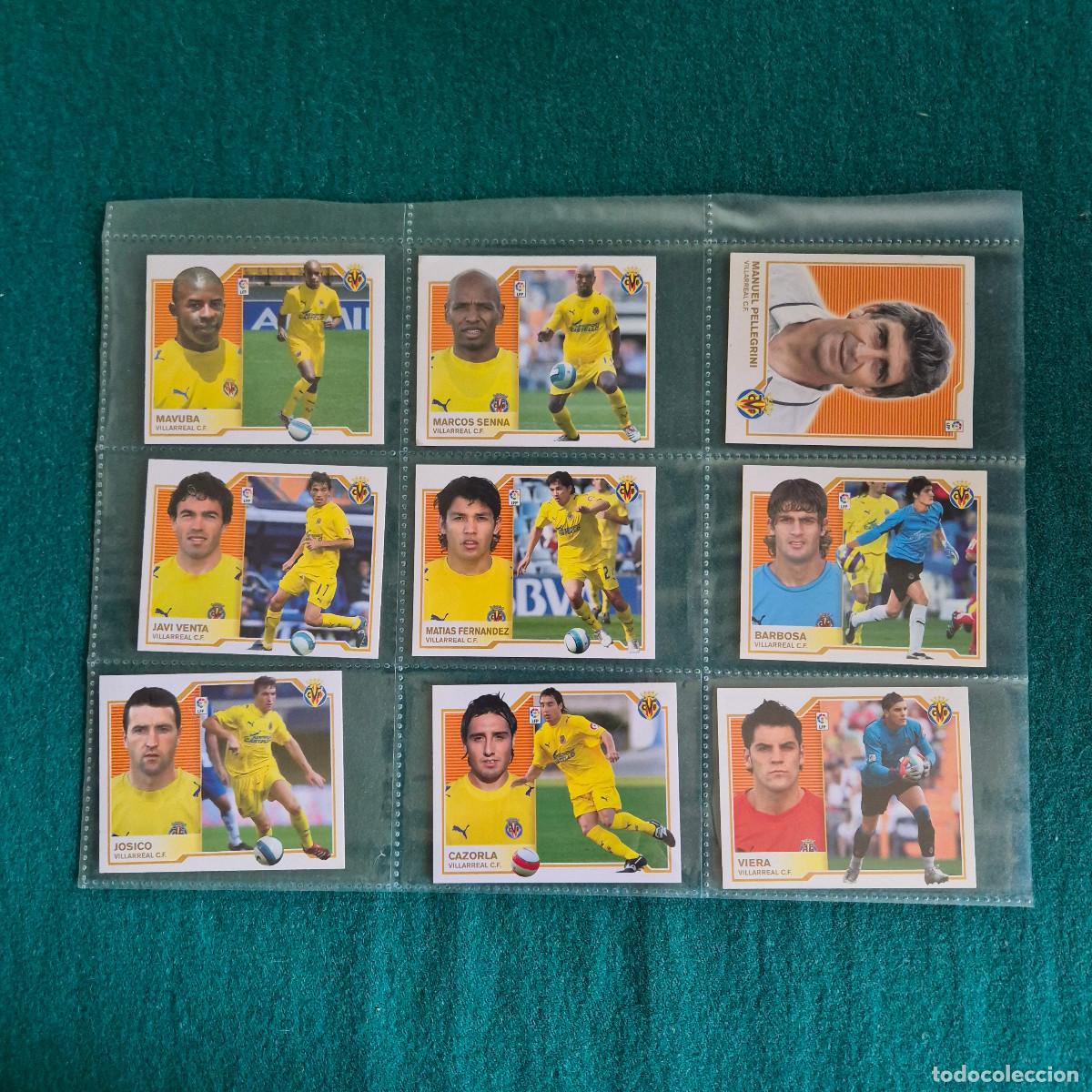 Figurine di Calcio: 9 CROMOS LIGA ESTE 2007 2008 VILLARREAL
