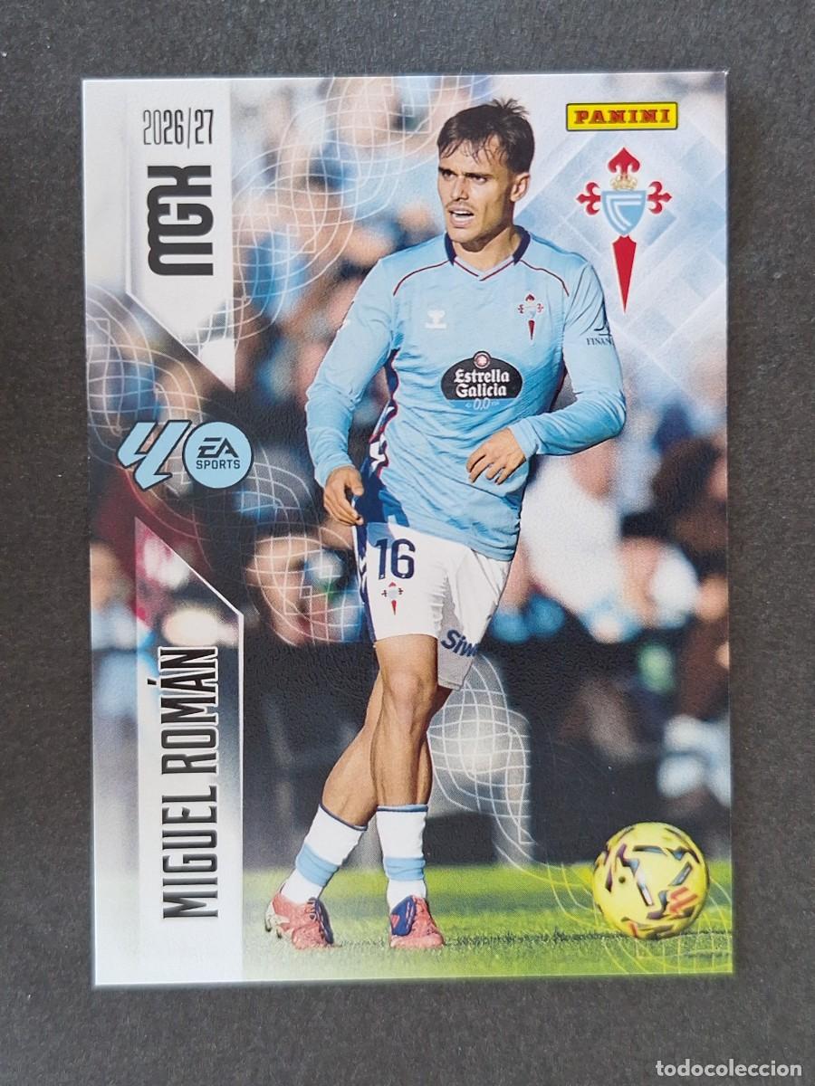 Cromos de f&uacute;tbol: L1 MIGUEL ROMAN CELTA DE VIGO 119 PANINI MEGACRACKS 2026 2027 26 27