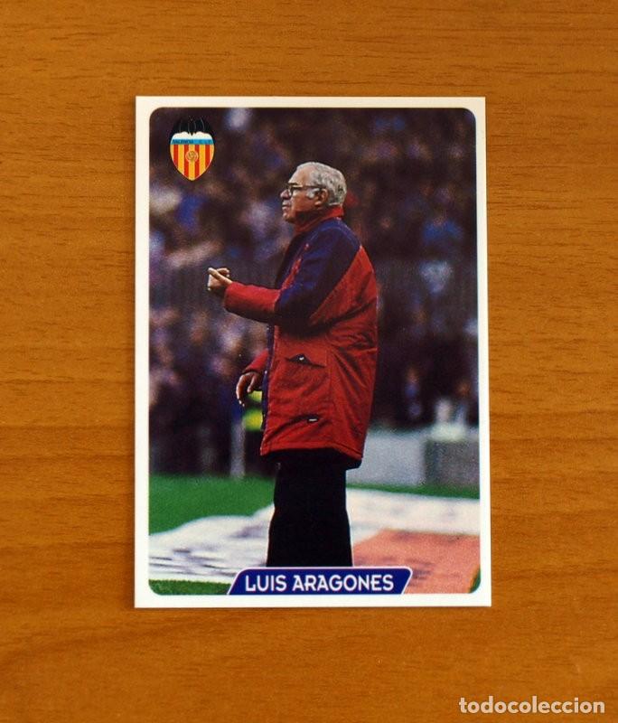 Cromos de f&uacute;tbol: Valencia -N&ordm; 164 Luis Aragon&eacute;s Entrenador -Las Fichas de la Liga 95-96-1995-1996 -Mundicromo