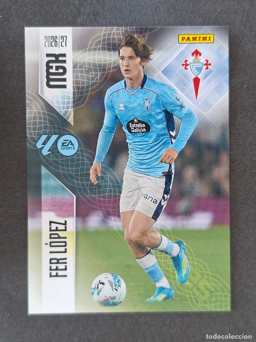 Cromos de f&uacute;tbol: L1 FER LOPEZ CELTA DE VIGO 121 PANINI MEGACRACKS 2026 2027 26 27