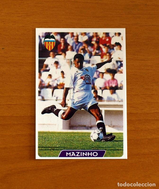 Cromos de f&uacute;tbol: Valencia -N&ordm; 174 Mazinho -Las Fichas de la Liga 95-96-1995-1996 -Mundicromo