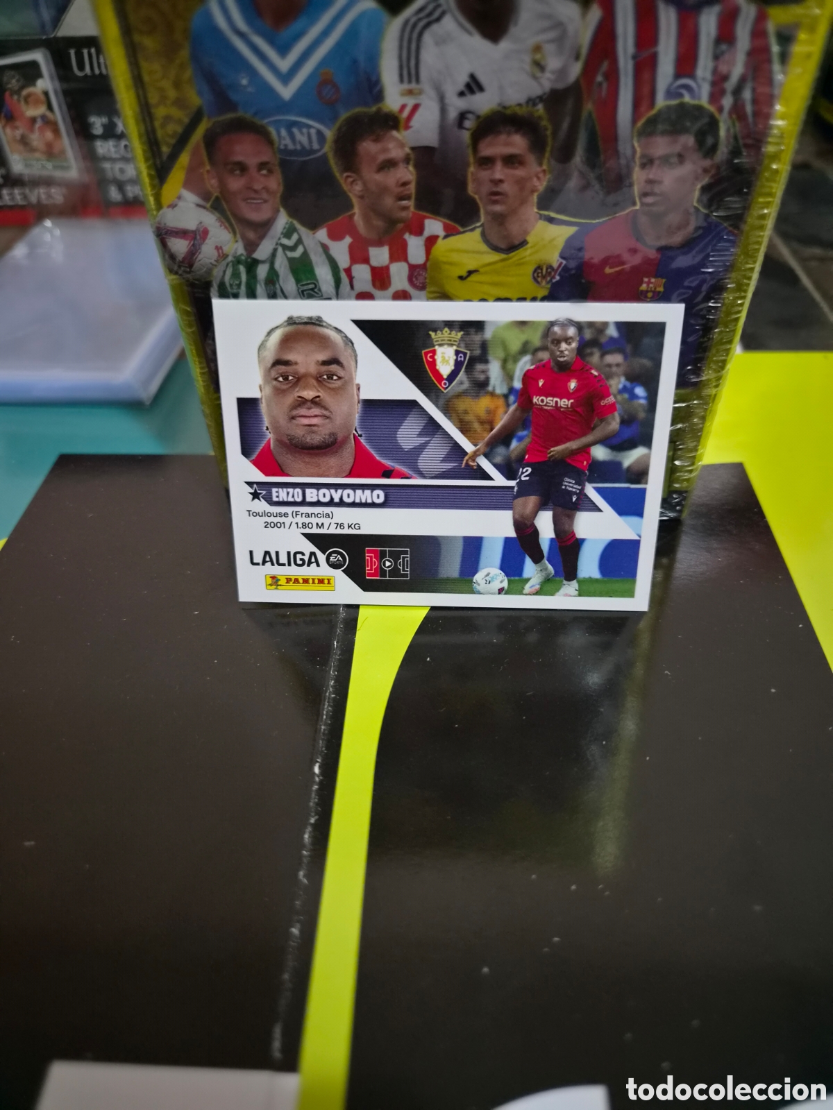Cromos de f&uacute;tbol: N&deg;6 Osasuna Boyomo Liga Este 26/27