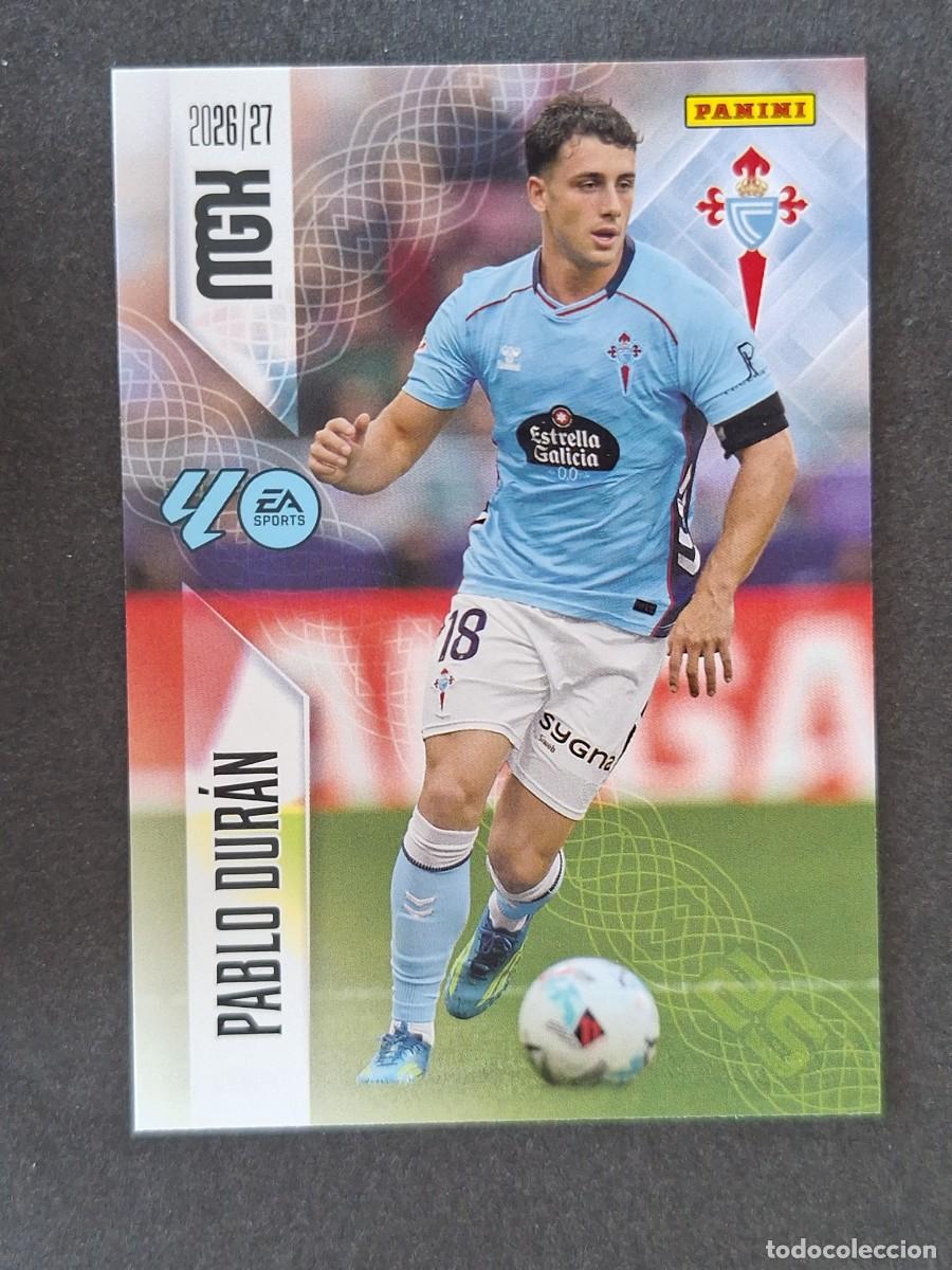 Cromos de f&uacute;tbol: L1 PABLO DURAN CELTA DE VIGO 123 PANINI MEGACRACKS 2026 2027 26 27
