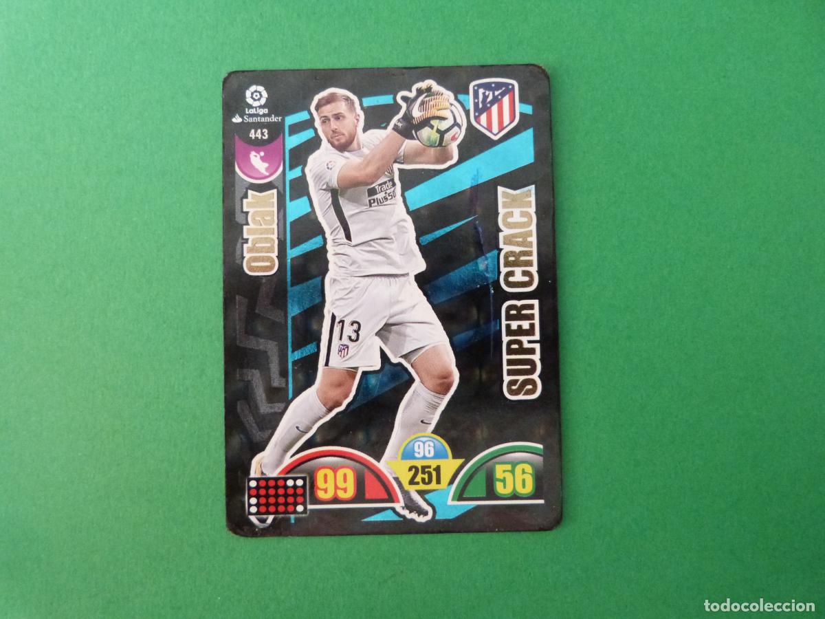 Cromos de Futebol: TRADING CARD FUTBOL OBLAK ATLETICO DE MADRID N&ordm; 443 LIGA ADRENALYN XL 2017-2018/17-18 PANINI