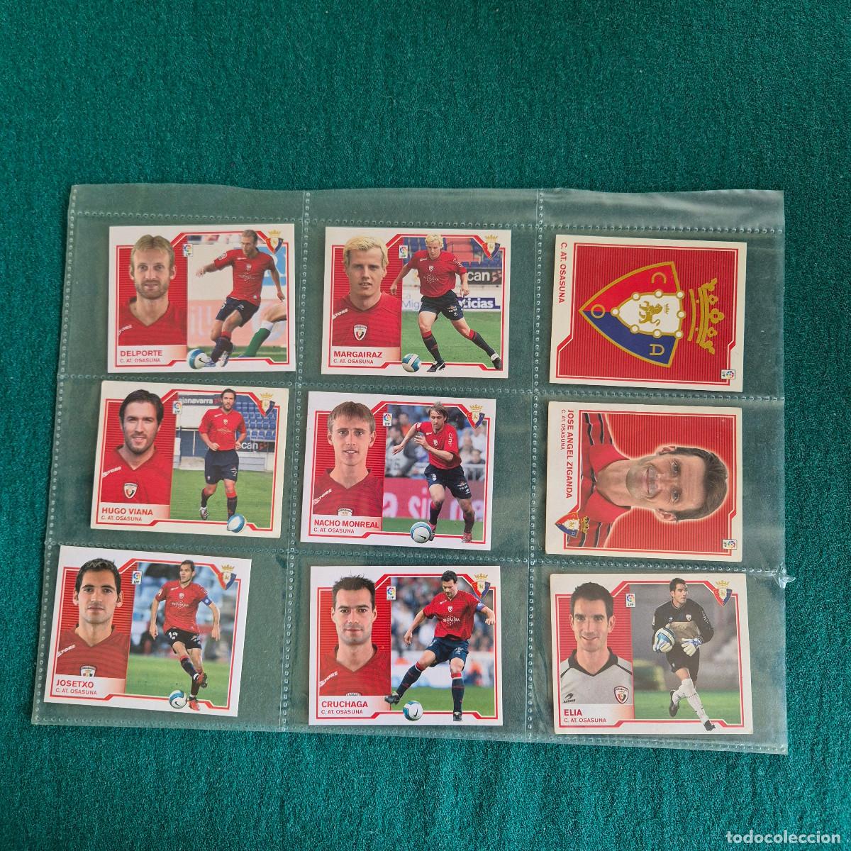 Football Stickers: 9 CROMOS LIGA ESTE 2007 2008 OSASUNA