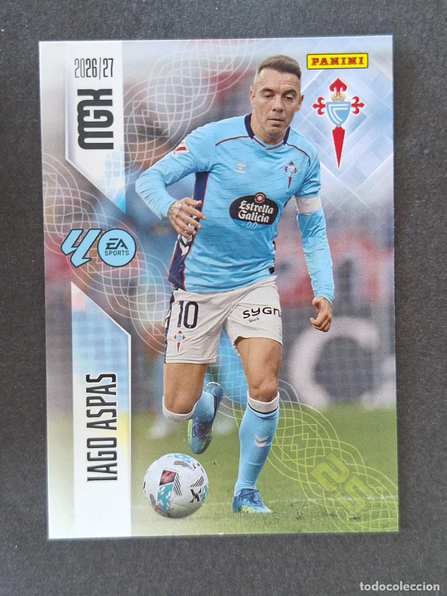Cromos de f&uacute;tbol: L1 IAGO ASPAS CELTA DE VIGO 124 PANINI MEGACRACKS 2026 2027 26 27