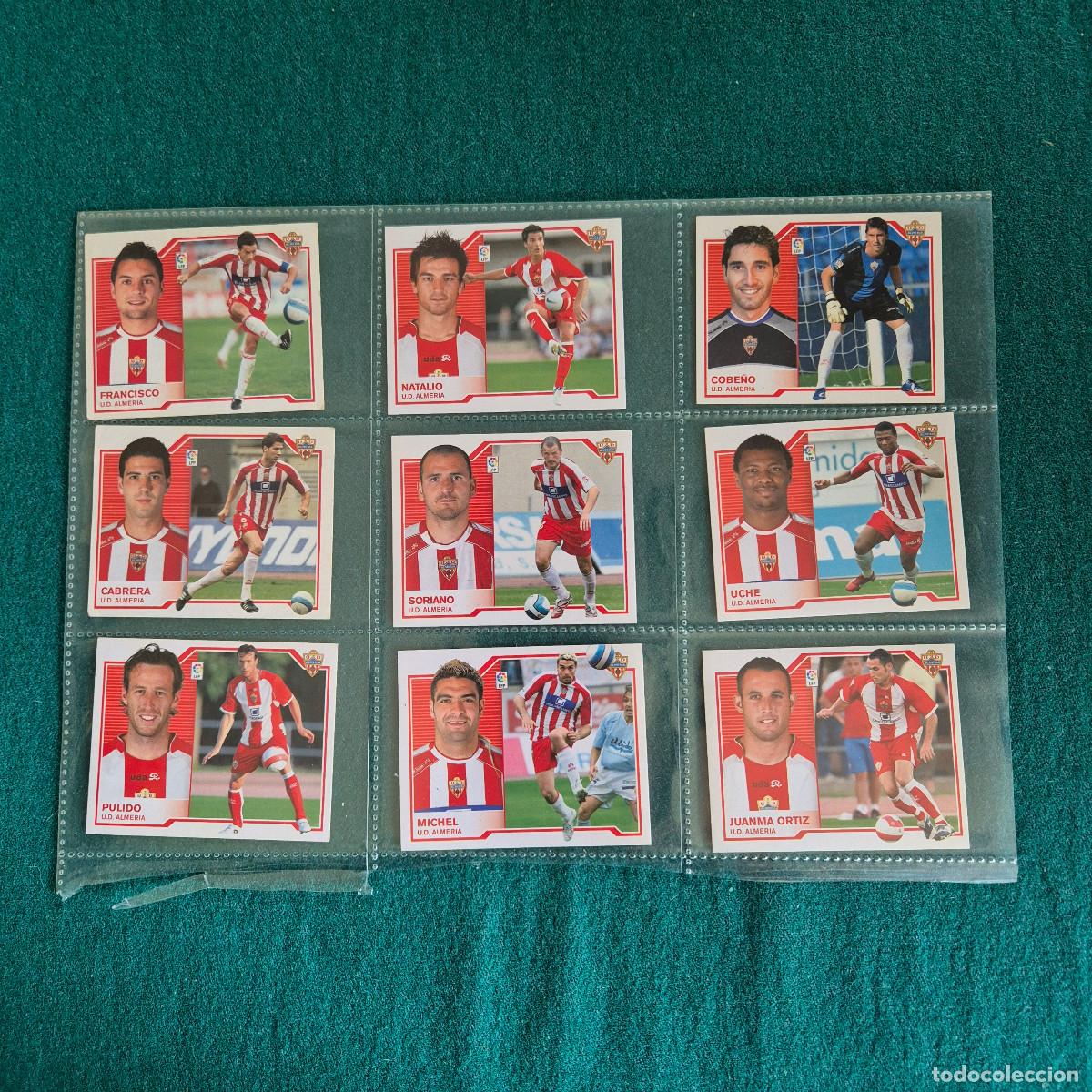 Football Stickers: 9 CROMOS LIGA ESTE 2007 2008 ALMERIA