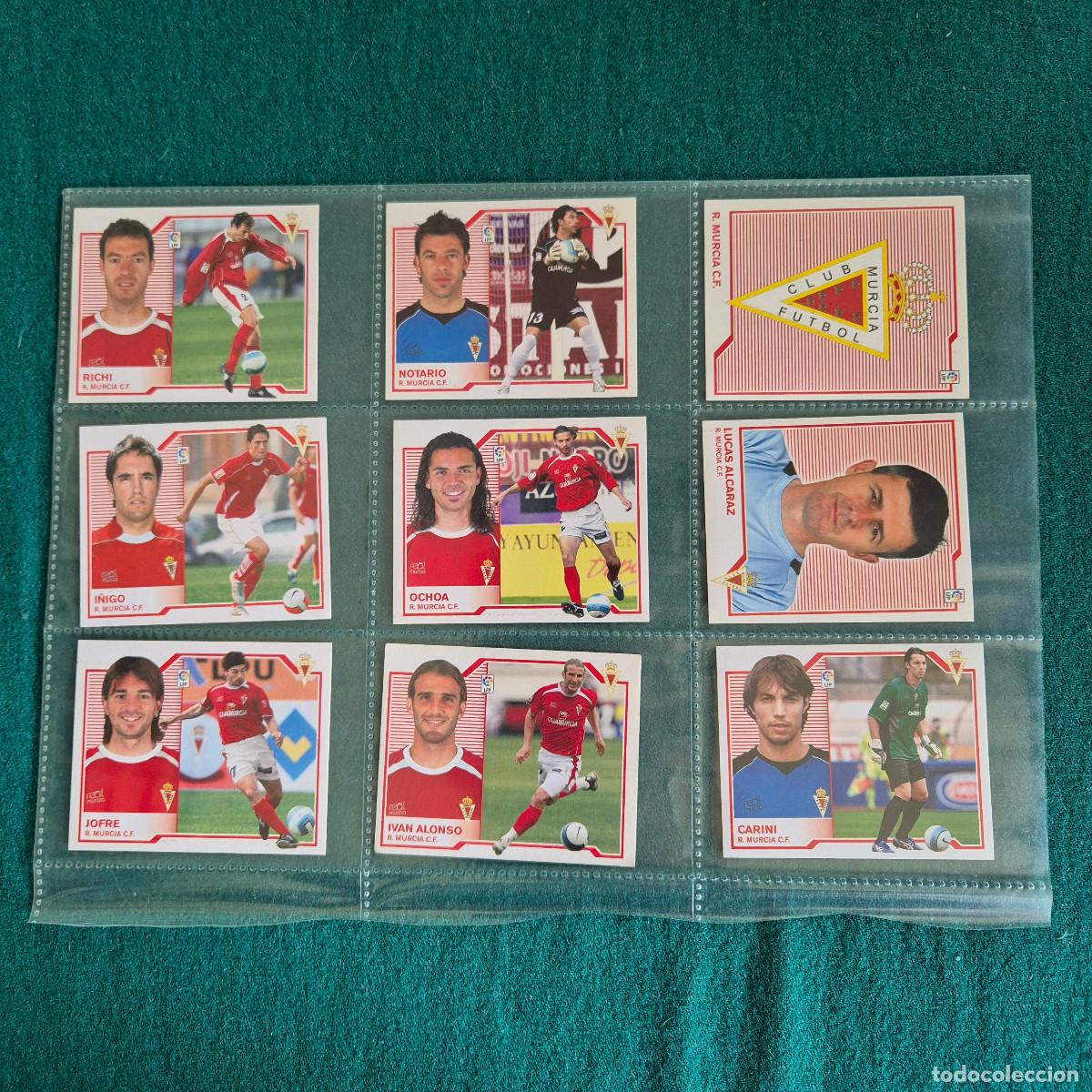 Cromos de Futebol: 9 CROMOS LIGA ESTE 2007 2008 MURCIA