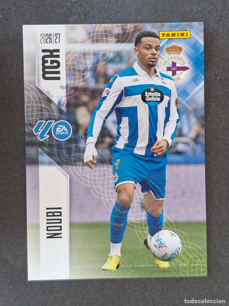 Cromos de f&uacute;tbol: L1 NOUBI DEPORTIVO DE LA CORU&Ntilde;A 132 PANINI MEGACRACKS 2026 2027 26 27