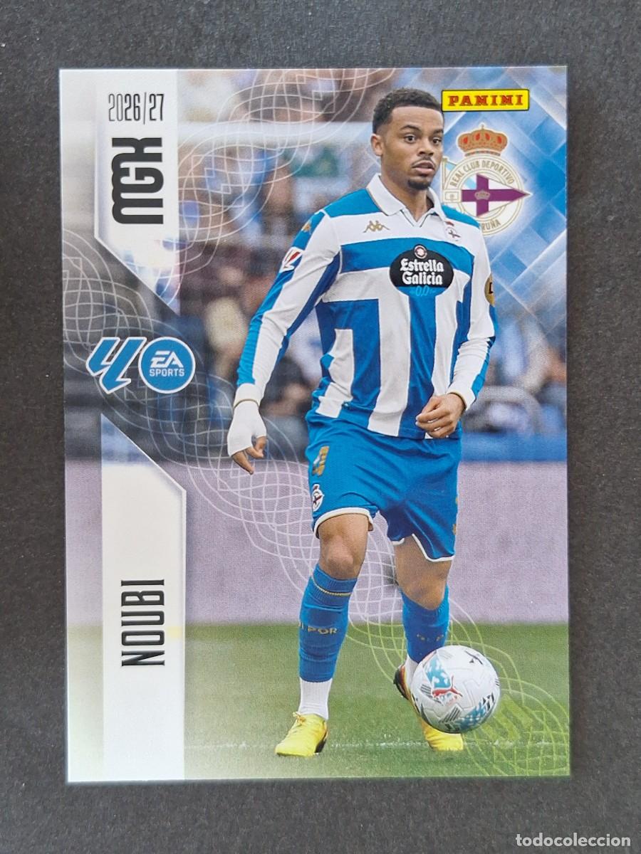 Cromos de f&uacute;tbol: L1 NOUBI DEPORTIVO DE LA CORU&Ntilde;A 132 PANINI MEGACRACKS 2026 2027 26 27