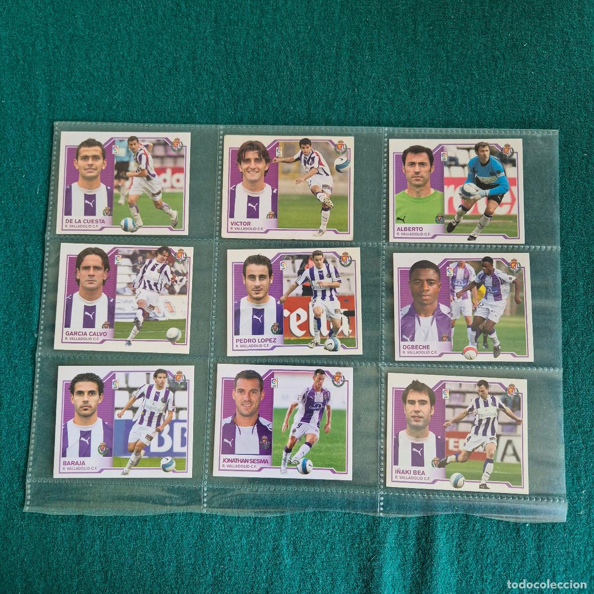 Figurine di Calcio: 9 CROMOS LIGA ESTE 2007 2008 VALLADOLID