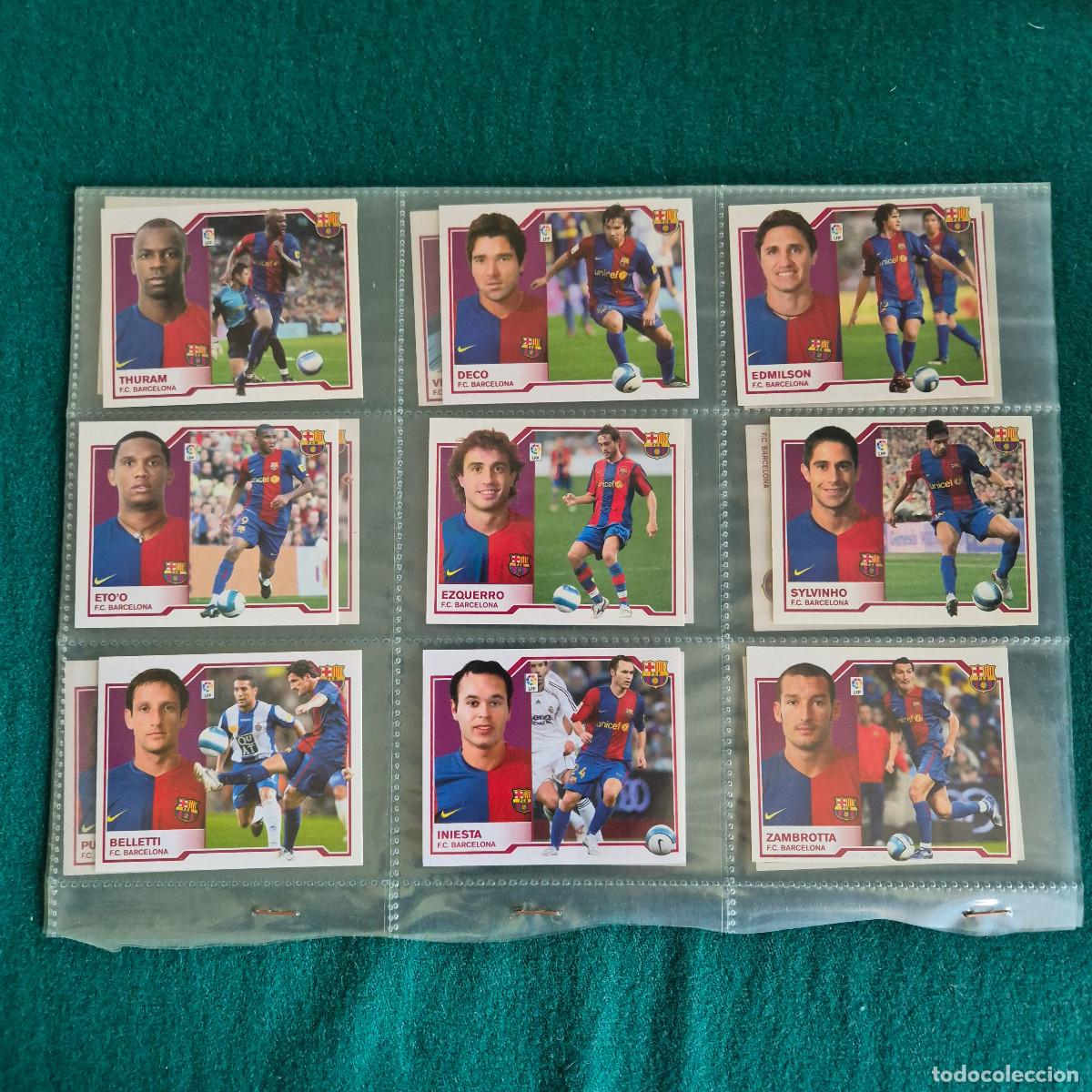 Figurine di Calcio: 18 CROMOS LIGA ESTE 2007 2008 BARCELONA