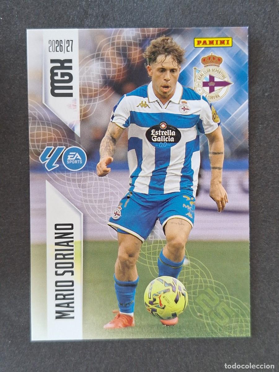 Figurine di Calcio: L1 MARIO SORIANO DEPORTIVO DE LA CORU&Ntilde;A 138 PANINI MEGACRACKS 2026 2027 26 27