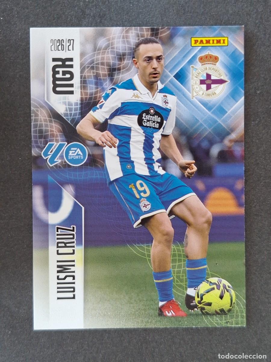 Cromos de f&uacute;tbol: L1 LUISMI CRUZ DEPORTIVO DE LA CORU&Ntilde;A 140 PANINI MEGACRACKS 2026 2027 26 27