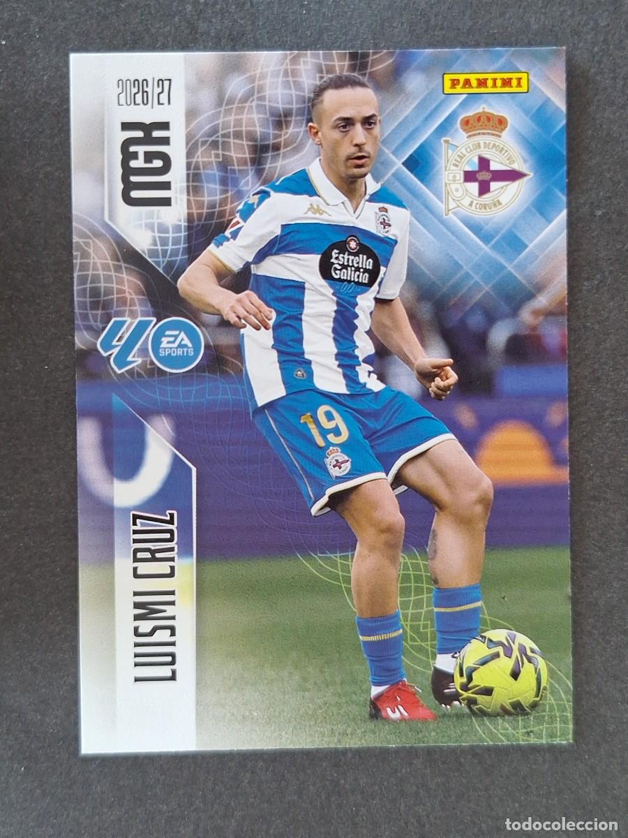 Cromos de f&uacute;tbol: L1 LUISMI CRUZ DEPORTIVO DE LA CORU&Ntilde;A 140 PANINI MEGACRACKS 2026 2027 26 27