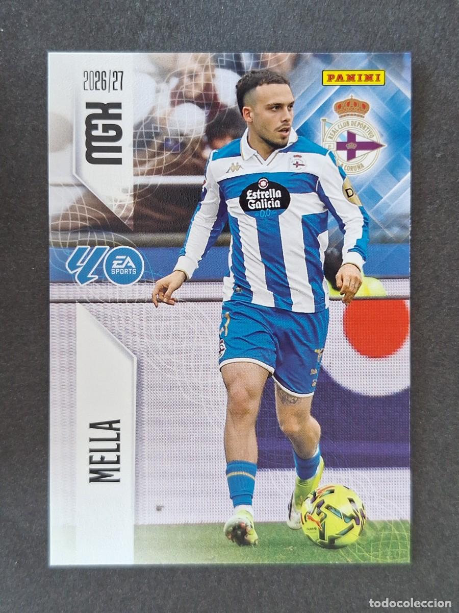 Cromos de f&uacute;tbol: L1 MELLA DEPORTIVO DE LA CORU&Ntilde;A 141 PANINI MEGACRACKS 2026 2027 26 27