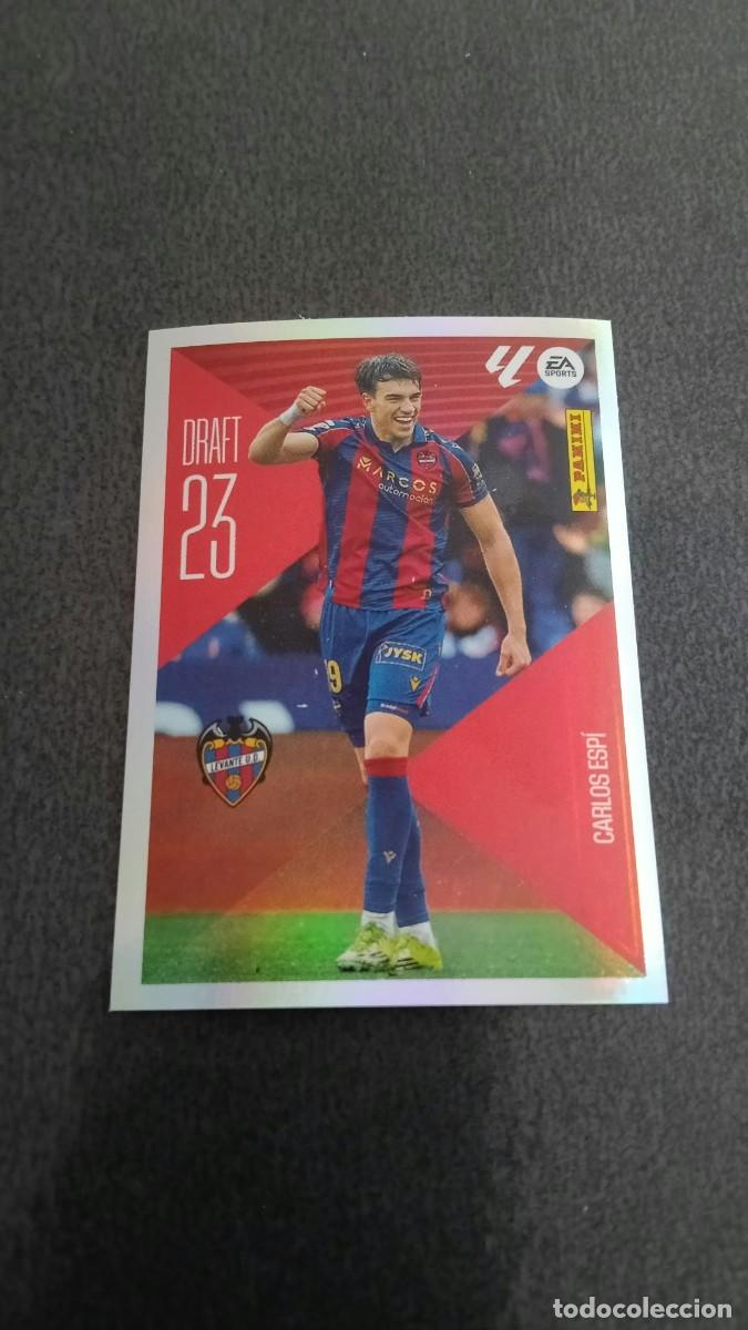 Cromos de f&uacute;tbol: Carlos Espi Draft 23 N&ordm; 4 Levante Ediciones Liga este 26 27 2026/2027