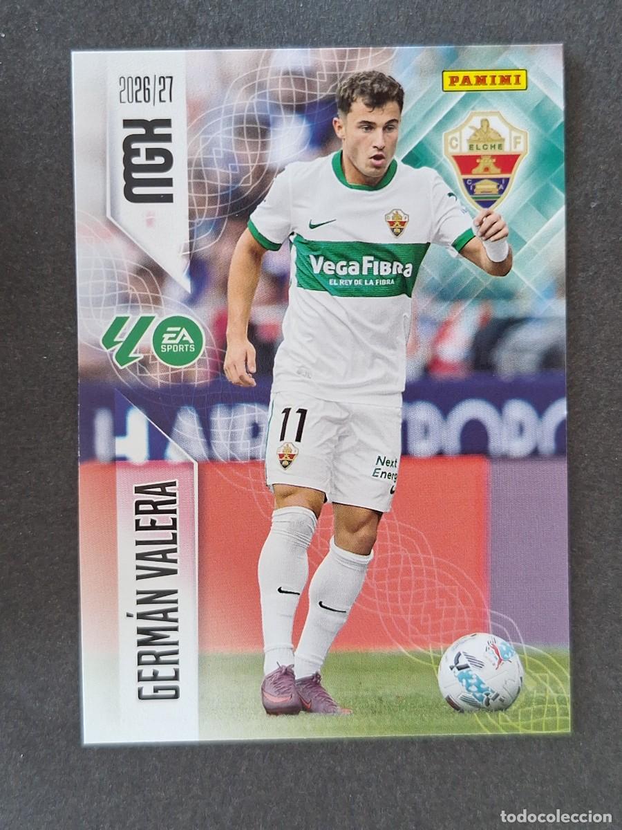 Cromos de f&uacute;tbol: L1 GERMAN VALERA ELCHE C. F. 153 PANINI MEGACRACKS 2026 2027 26 27