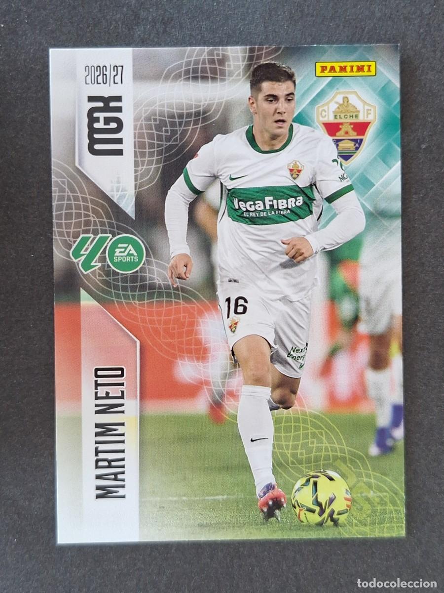 Cromos de f&uacute;tbol: L1 MARTIM NETO ELCHE C. F. 155 PANINI MEGACRACKS 2026 2027 26 27