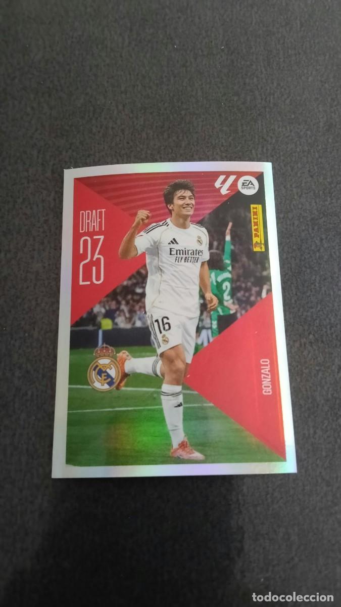 Cromos de f&uacute;tbol: Gonzalo Draft 23 N&ordm; 9 Real Madrid Ediciones Liga este 26 27 2026/2027
