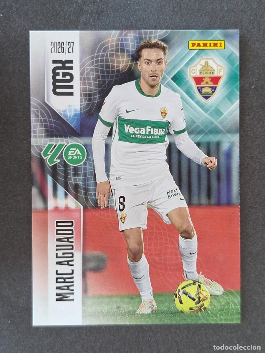 Cromos de f&uacute;tbol: L1 MARC AGUADO ELCHE C. F. 156 PANINI MEGACRACKS 2026 2027 26 27