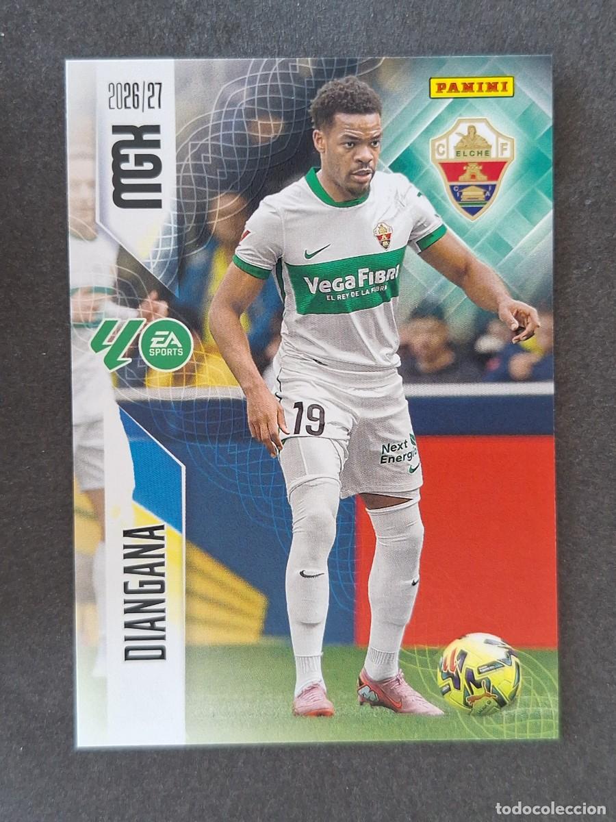 Cromos de f&uacute;tbol: L1 DIANGANA ELCHE C. F. 160 PANINI MEGACRACKS 2026 2027 26 27