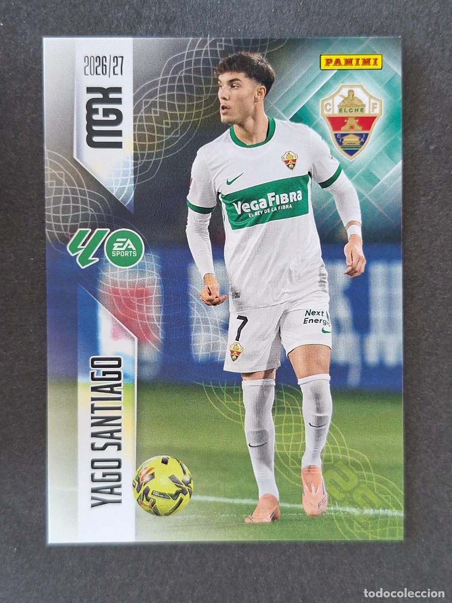 Cromos de f&uacute;tbol: L1 YAGO SANTIAGO ELCHE C. F. 161 PANINI MEGACRACKS 2026 2027 26 27
