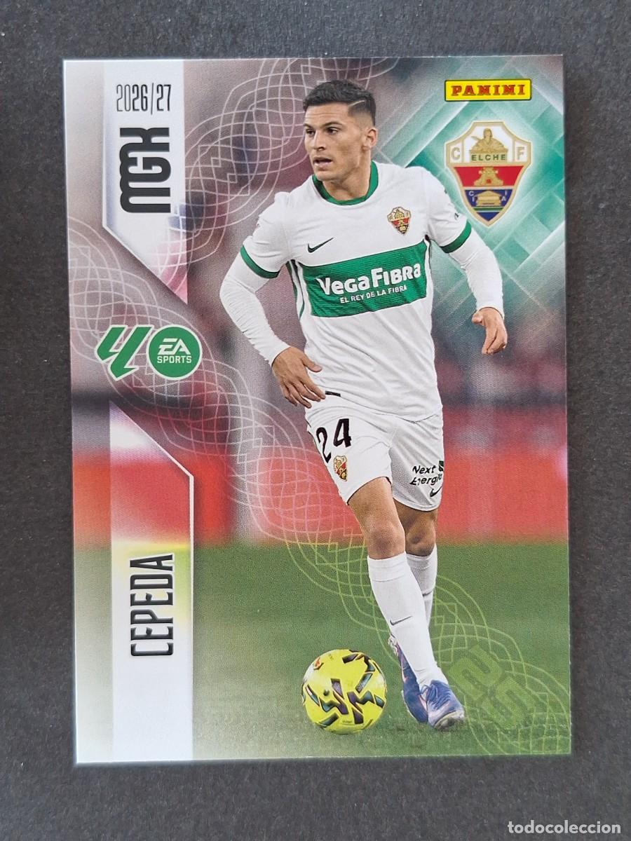 Cromos de f&uacute;tbol: L1 CEPEDA ELCHE C. F. 162 PANINI MEGACRACKS 2026 2027 26 27