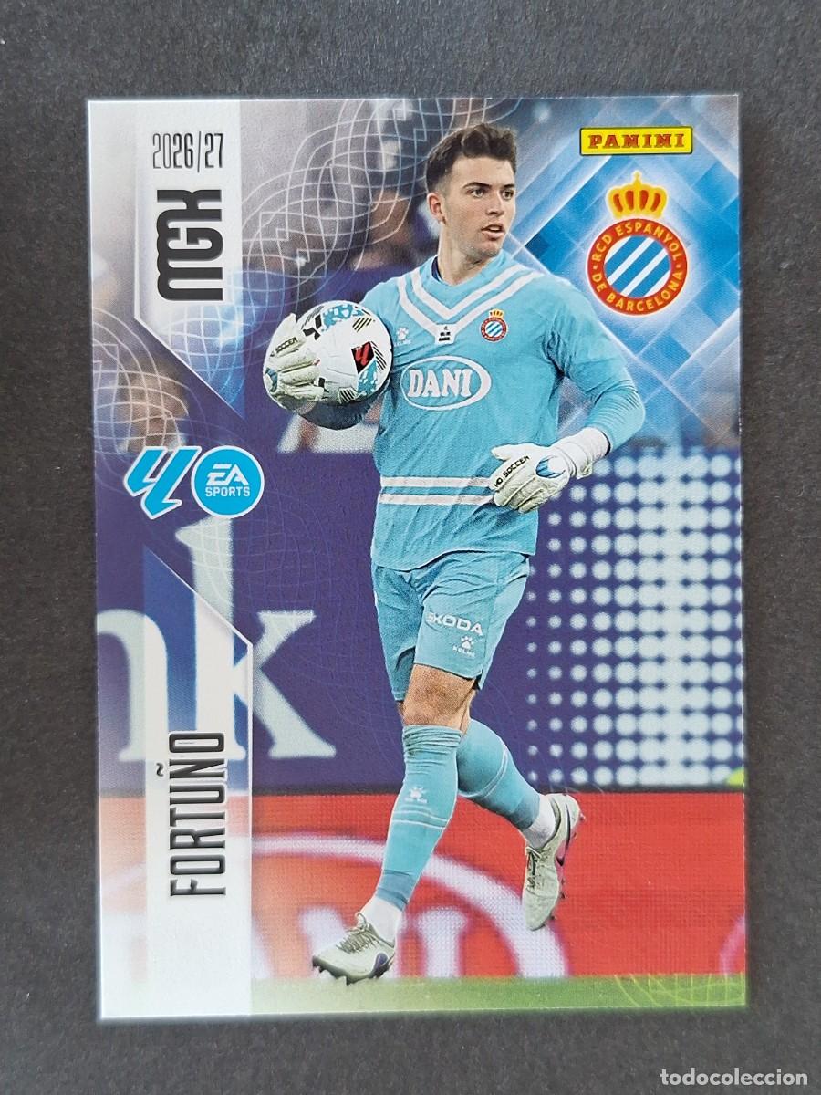 Cromos de f&uacute;tbol: L1 FORTU&Ntilde;O R. C. D. ESPA&Ntilde;OL 165 PANINI MEGACRACKS 2026 2027 26 27
