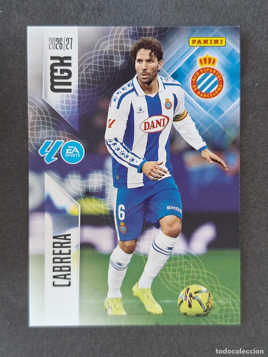 Cromos de f&uacute;tbol: L1 CABRERA R. C. D. ESPA&Ntilde;OL 169 PANINI MEGACRACKS 2026 2027 26 27