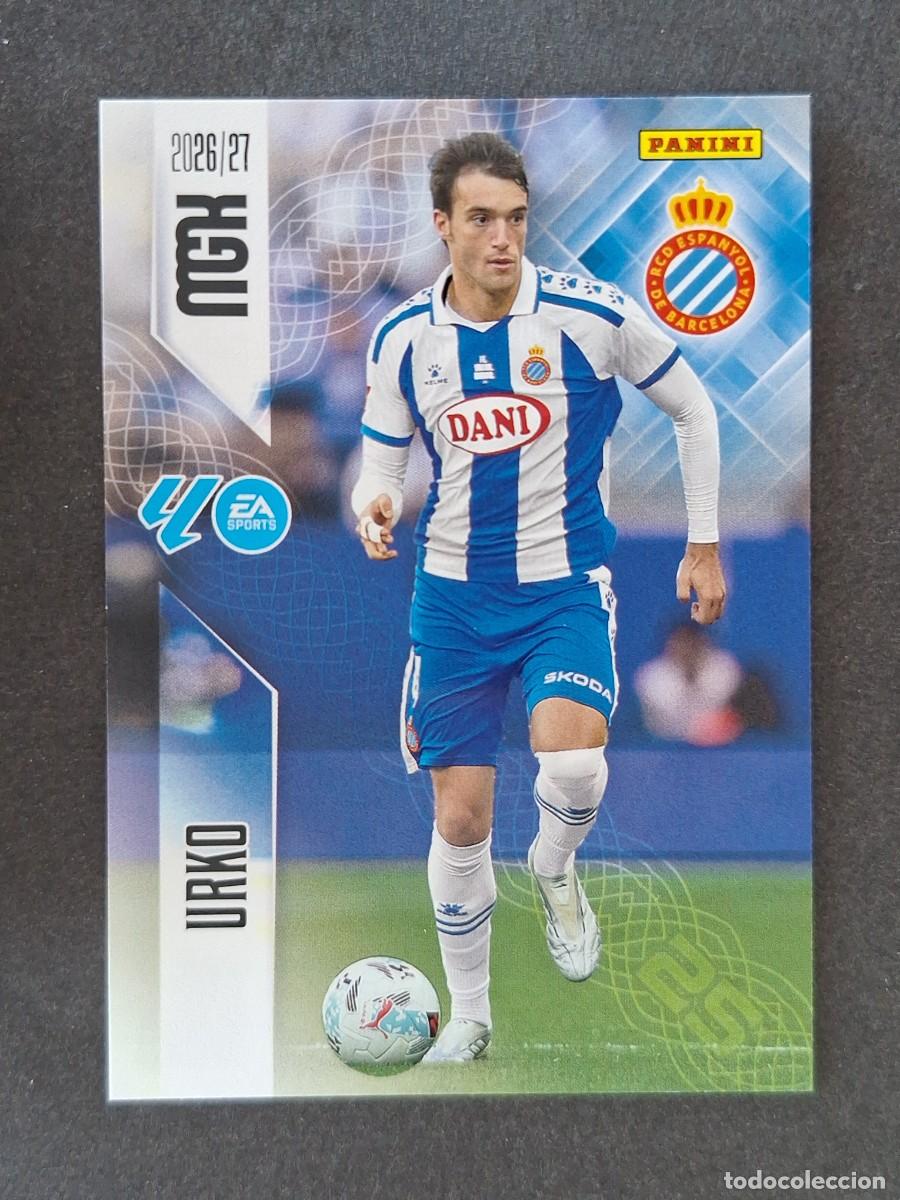 Cromos de f&uacute;tbol: L1 URKO R. C. D. ESPA&Ntilde;OL 172 PANINI MEGACRACKS 2026 2027 26 27
