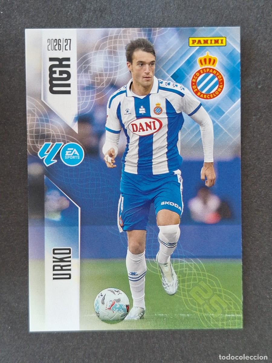 Cromos de f&uacute;tbol: L1 URKO R. C. D. ESPA&Ntilde;OL 172 PANINI MEGACRACKS 2026 2027 26 27