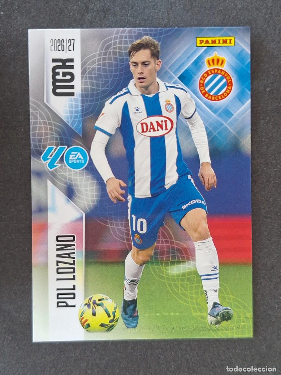 Cromos de f&uacute;tbol: L1 POL LOZANO R. C. D. ESPA&Ntilde;OL 173 PANINI MEGACRACKS 2026 2027 26 27